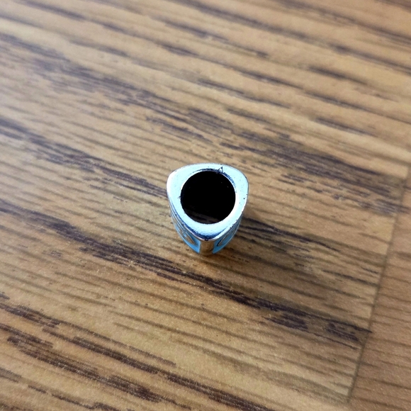 BRIGHTON "Trillion" Turquoise And Silver Happy, Peace, Dove Charm BOHEMIAN! - Picture 5 of 6